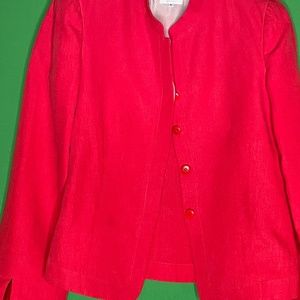 ARMANI ROSSO LINEN SUIT  SIZE 10